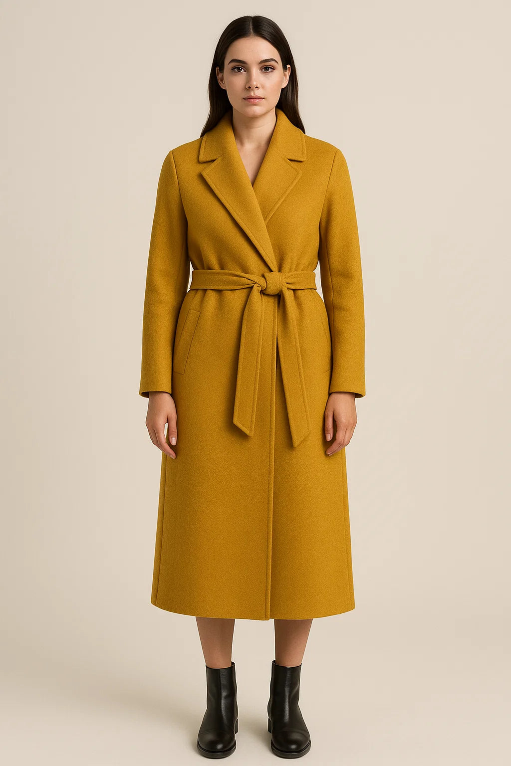 Tessa | Wrap Wool Coat