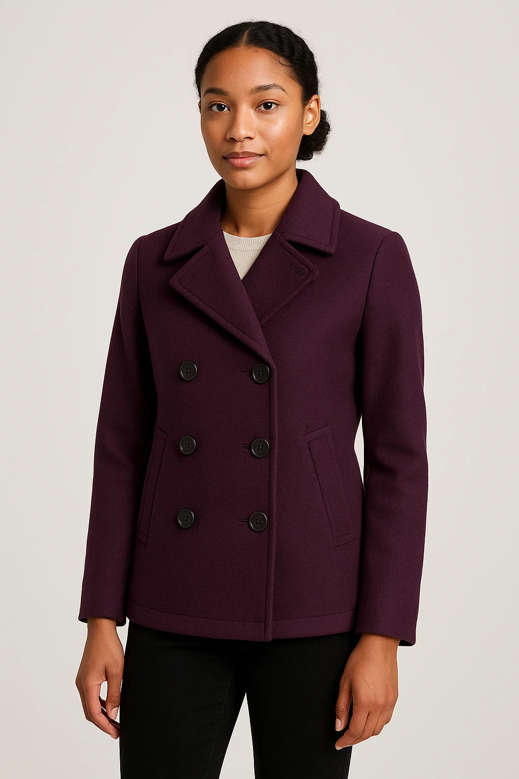 Nyla | Short Peacoat